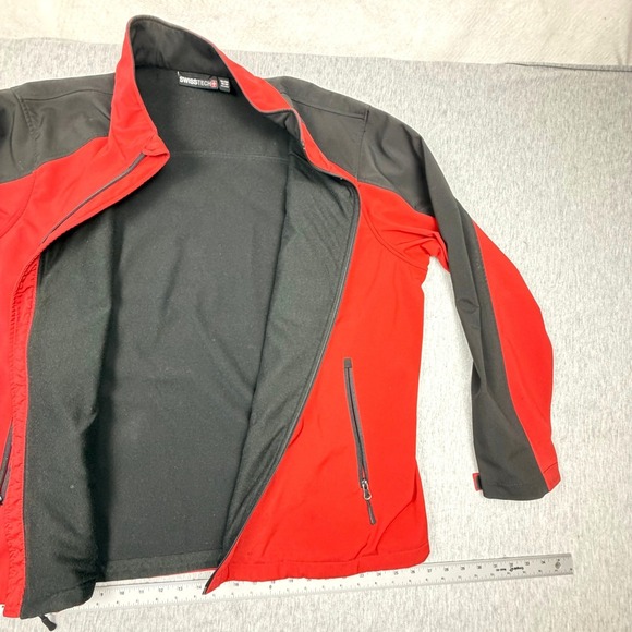 Swiss Tech Other - SwissTech Mens Red Black Softshell Fleece Lined Jacket 3XL SM46601YB